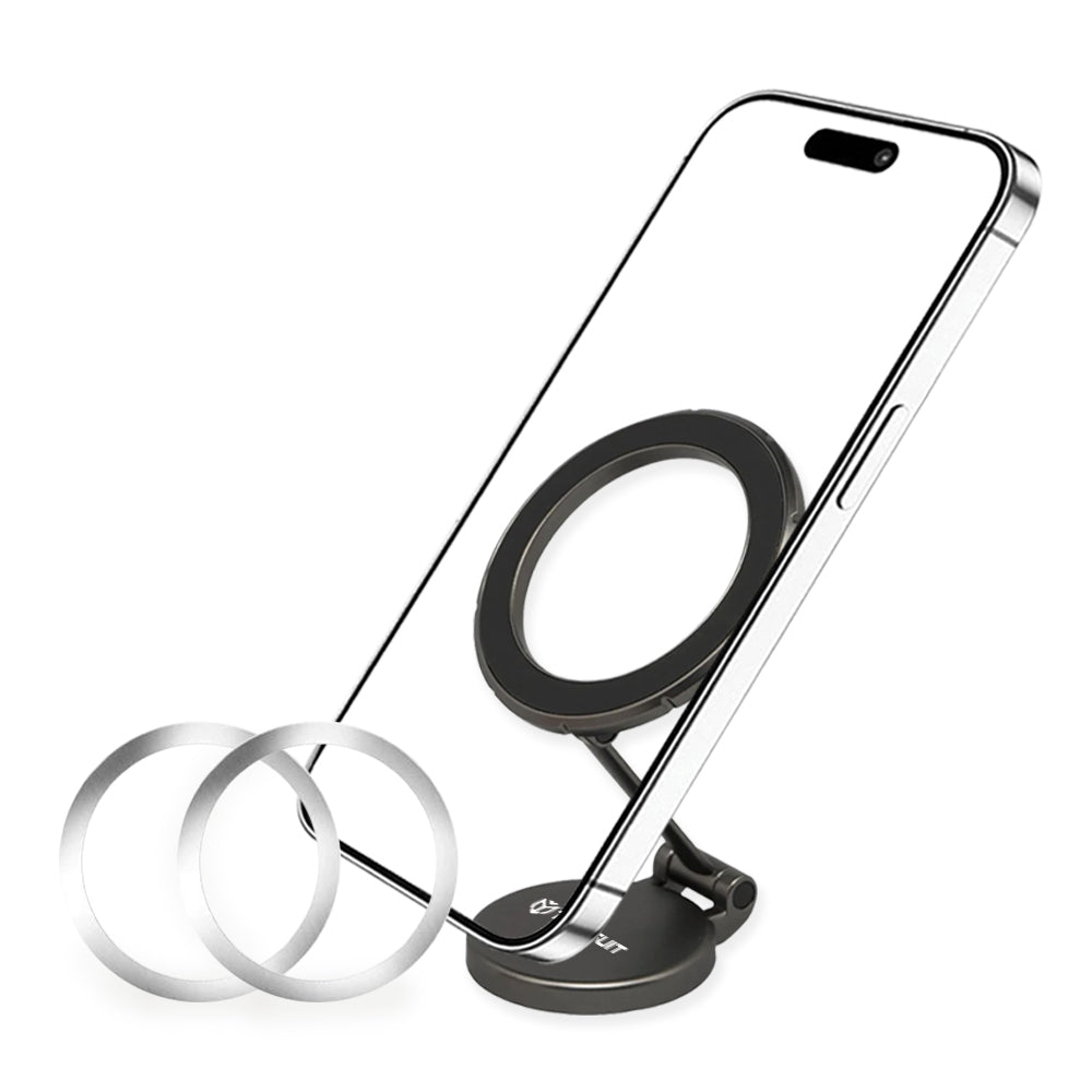 Magnetický držák do auta Techsuit S13, Univerzální, Šedý