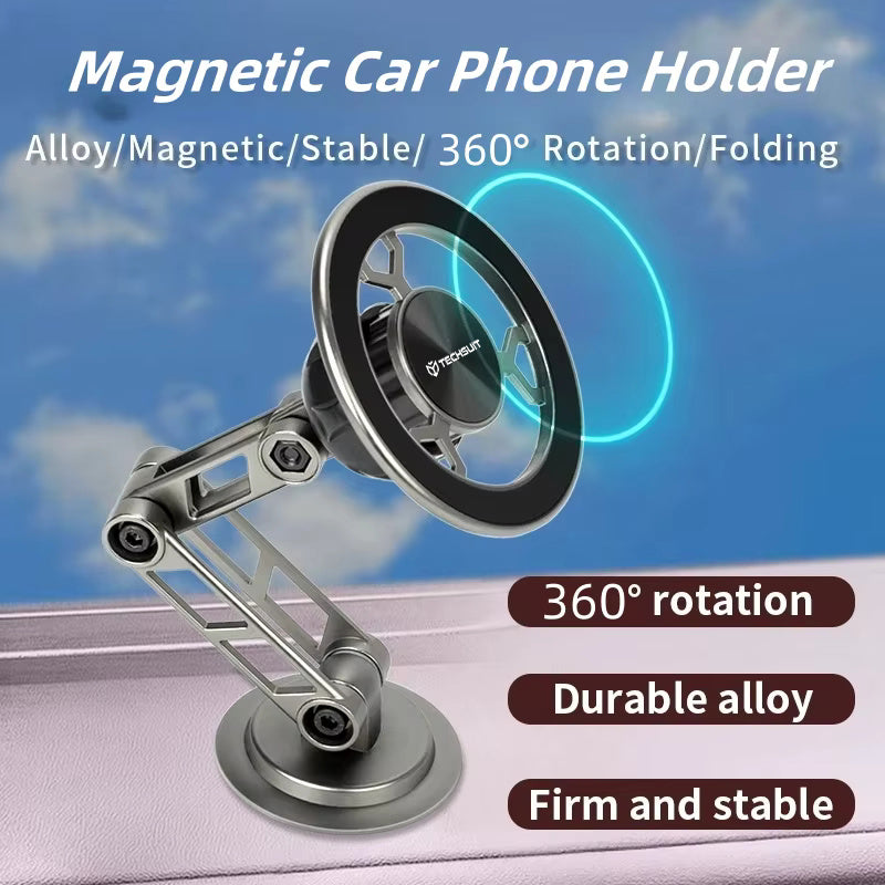 Techsuit S14 Magnetic Car Holder, Universal, Grey