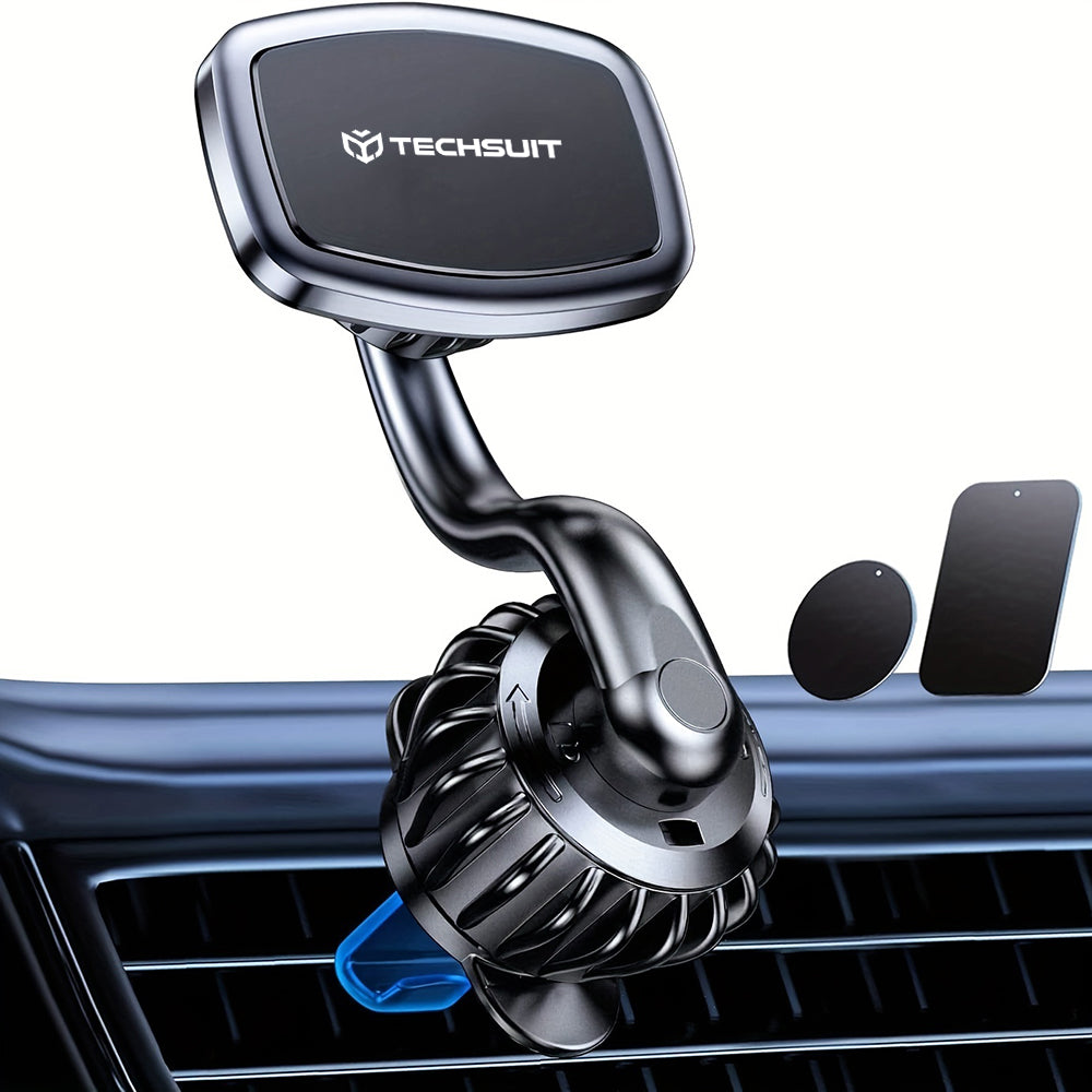 Magnetický držák do auta Techsuit S3, Univerzální, Černý