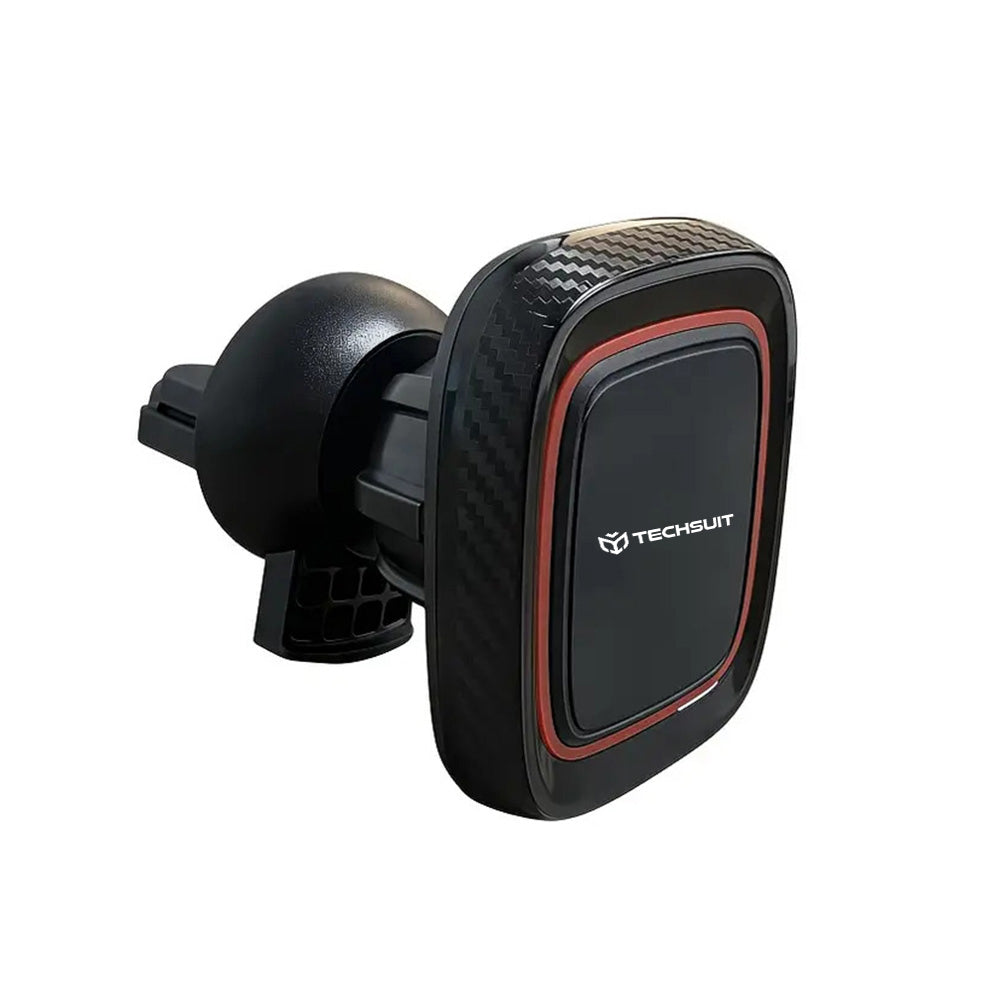 Magnetický držák do auta Techsuit S5, Univerzální, Černý Červený