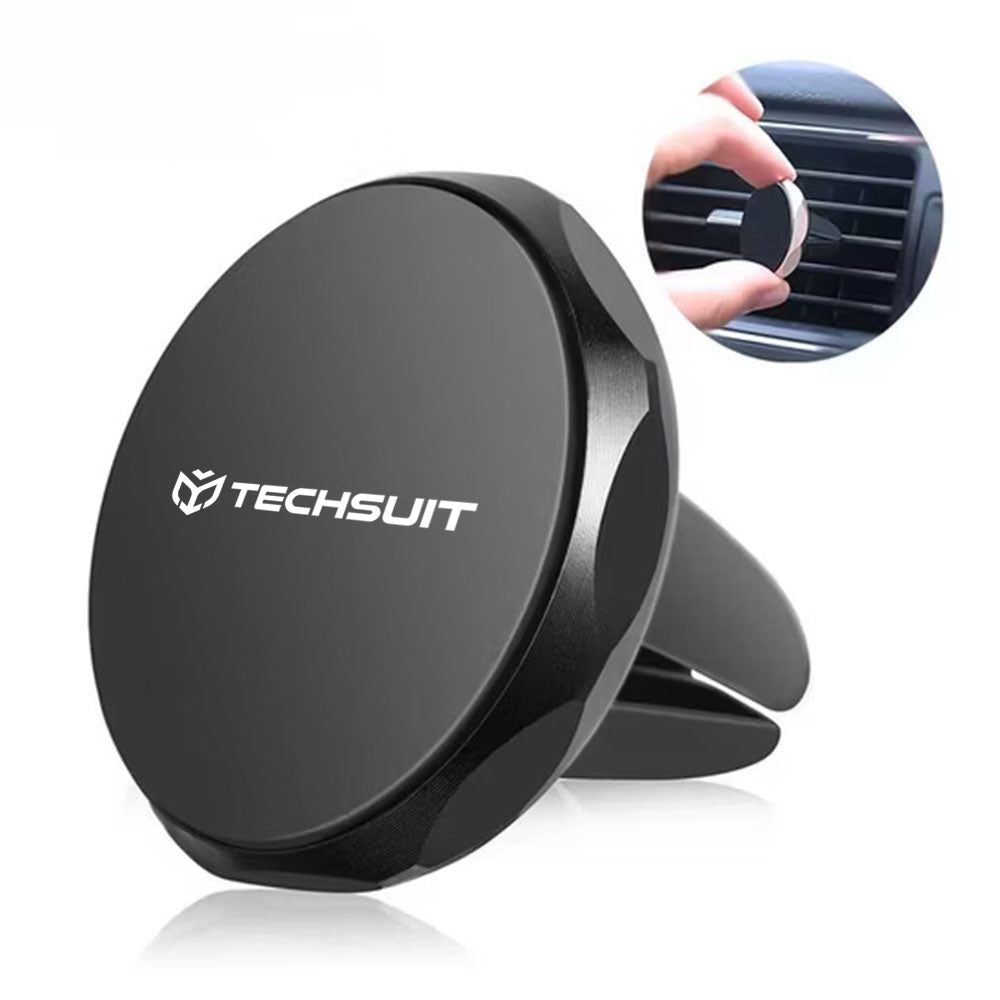 Magnetický držák do auta Techsuit S9, Univerzální, Stříbrný