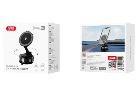 Magnetický držák do auta XO Design C176, Univerzální, Černý