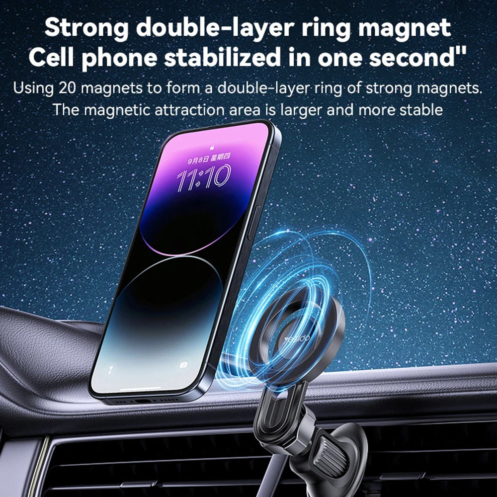 Magnetický držák do auta Yesido C209, Univerzální, Černý