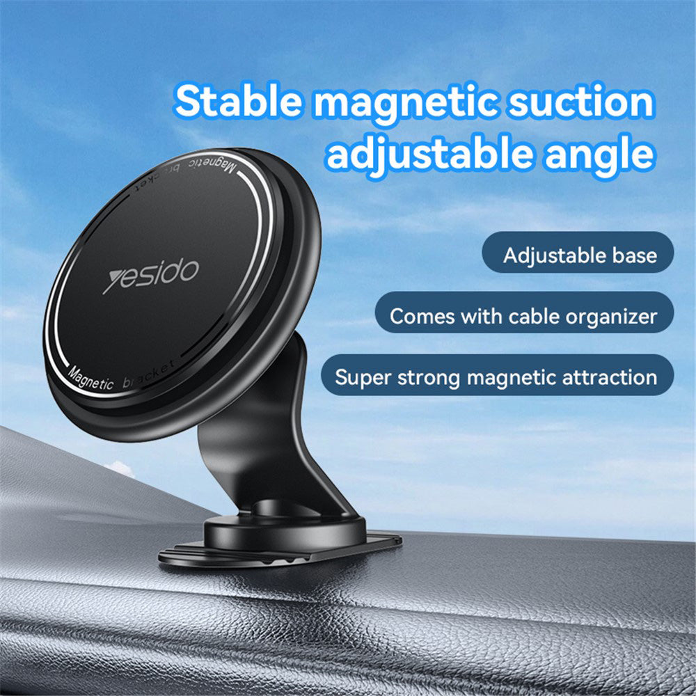 Magnetický držák do auta Yesido C220, Univerzální, Černý