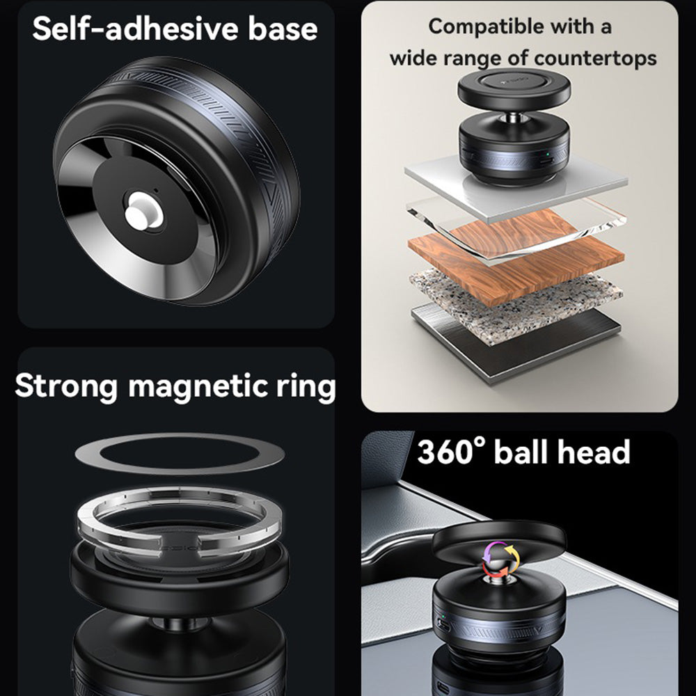 Magnetický Auto Držák Yesido C224, Univerzální, Černý