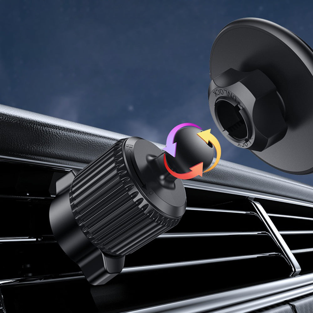 Magnetický auto držák Yesido C252, Univerzální, Černý