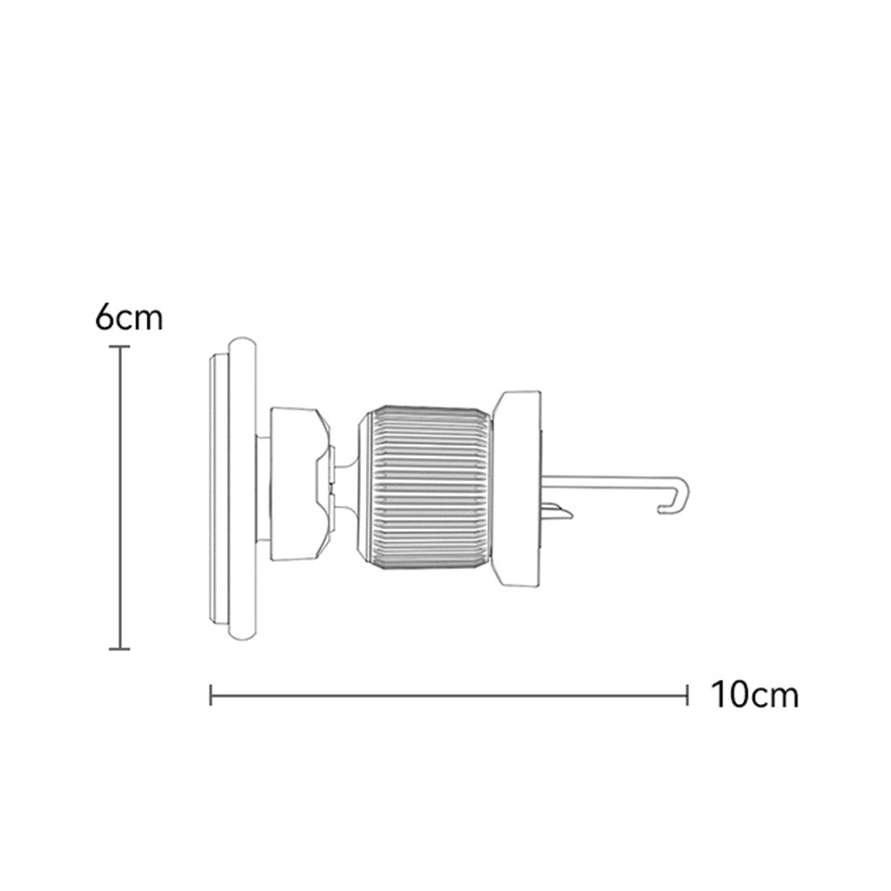 Magnetický auto držák Yesido C252, Univerzální, Černý