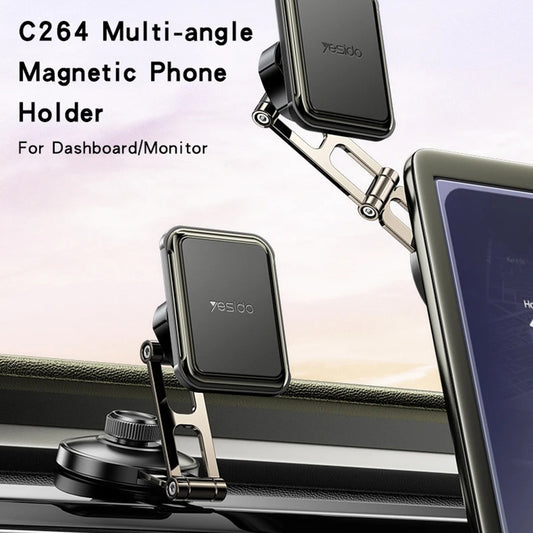 Magnetický držák do auta Yesido C264, Univerzální, Černý