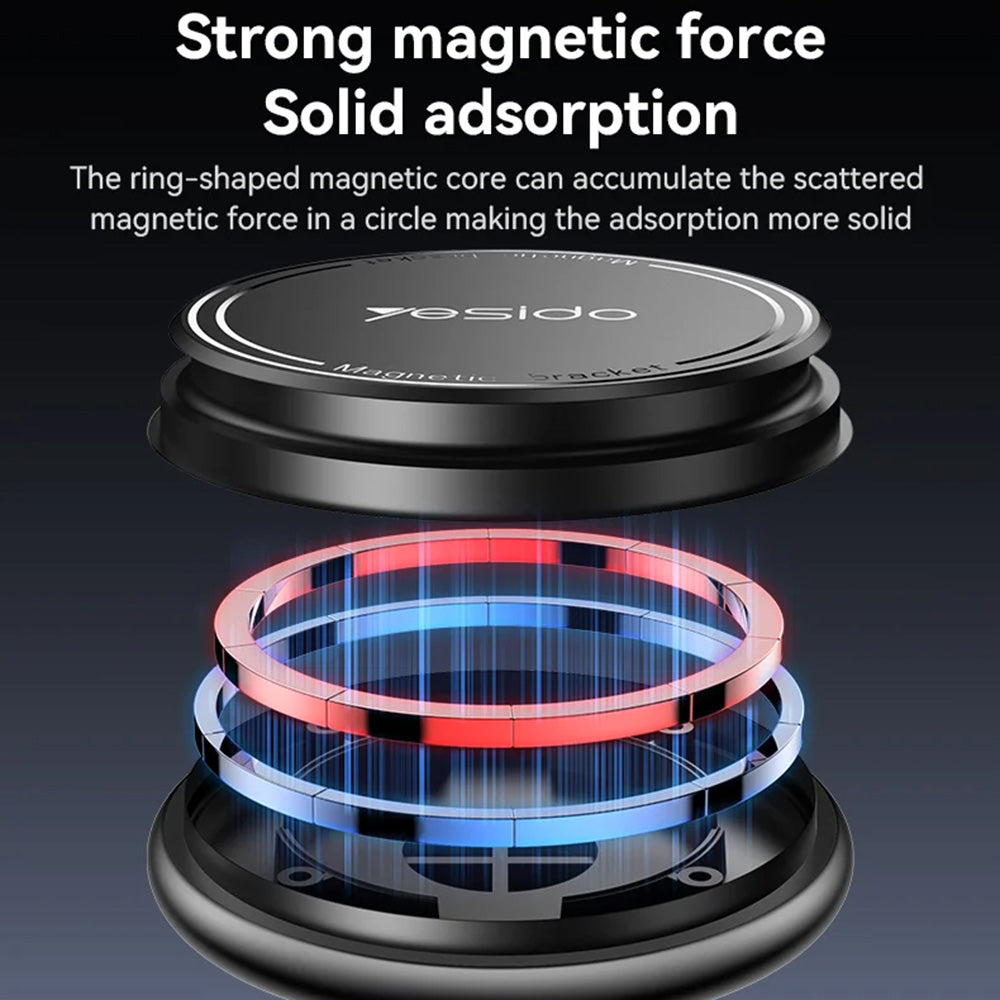 Magnetický držák do auta Yesido C269, Univerzální, Černý