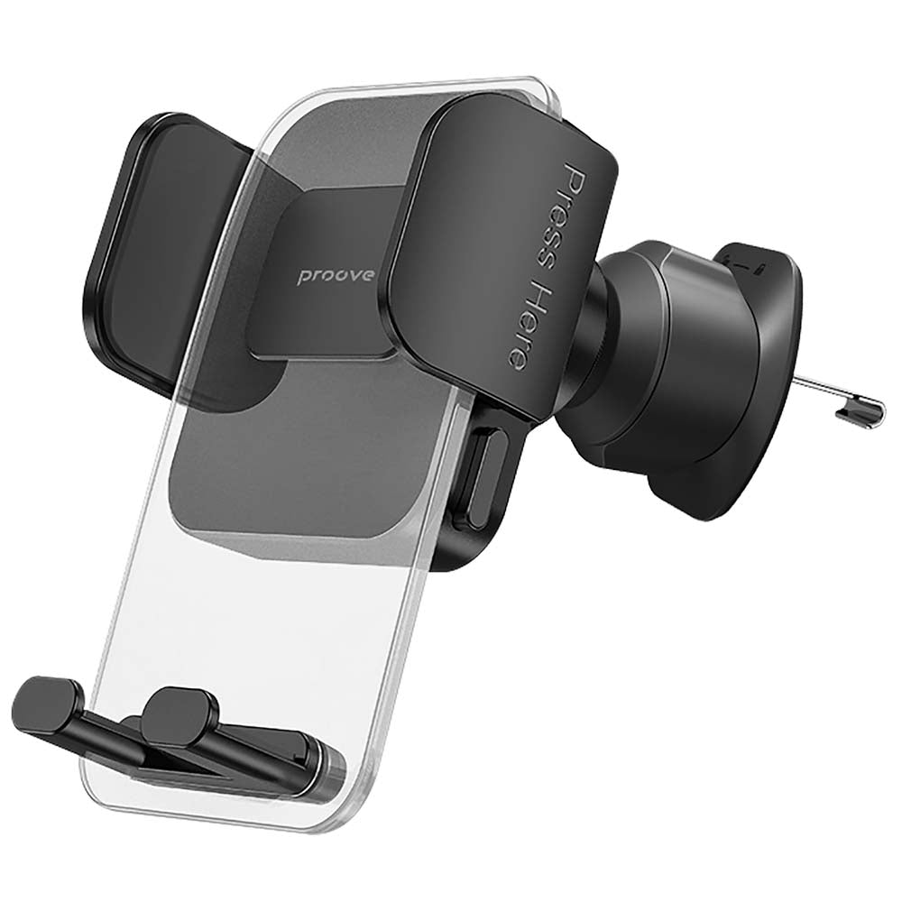 Auto držák Proove Crystal Clamp Plus Vent, 4.7inch - 6.9inch, Černý CHCCP0000001
