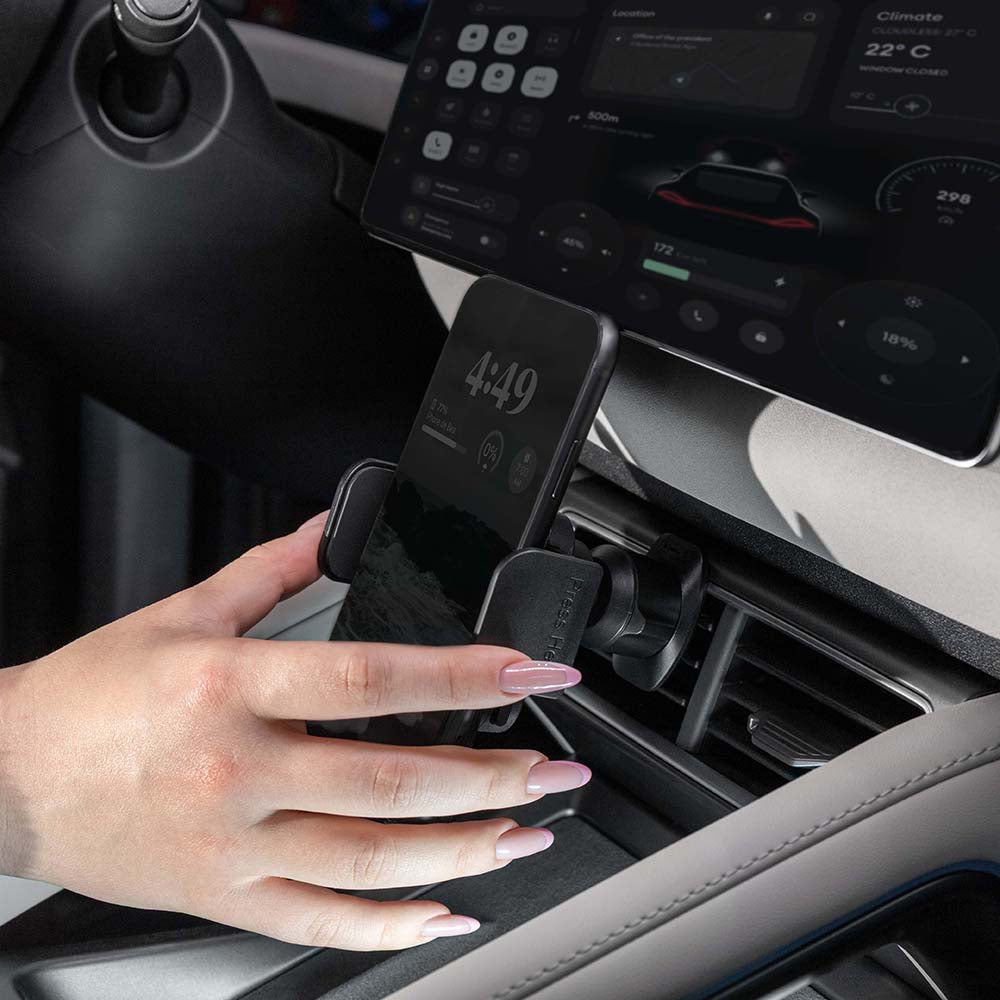 Auto držák Proove Crystal Clamp Plus Vent, 4.7inch - 6.9inch, Černý CHCCP0000001