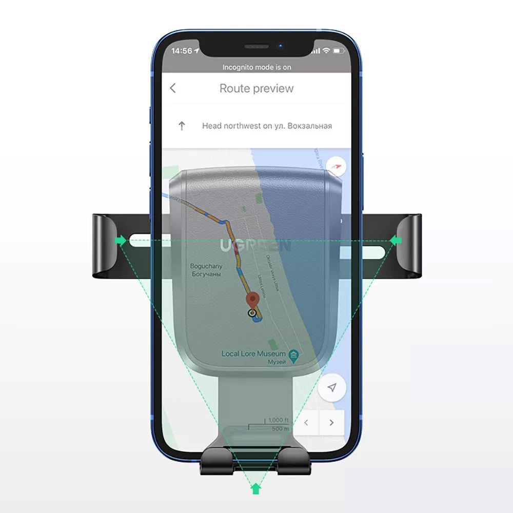 Auto držák UGREEN Gravity LP200, Univerzální, Černý