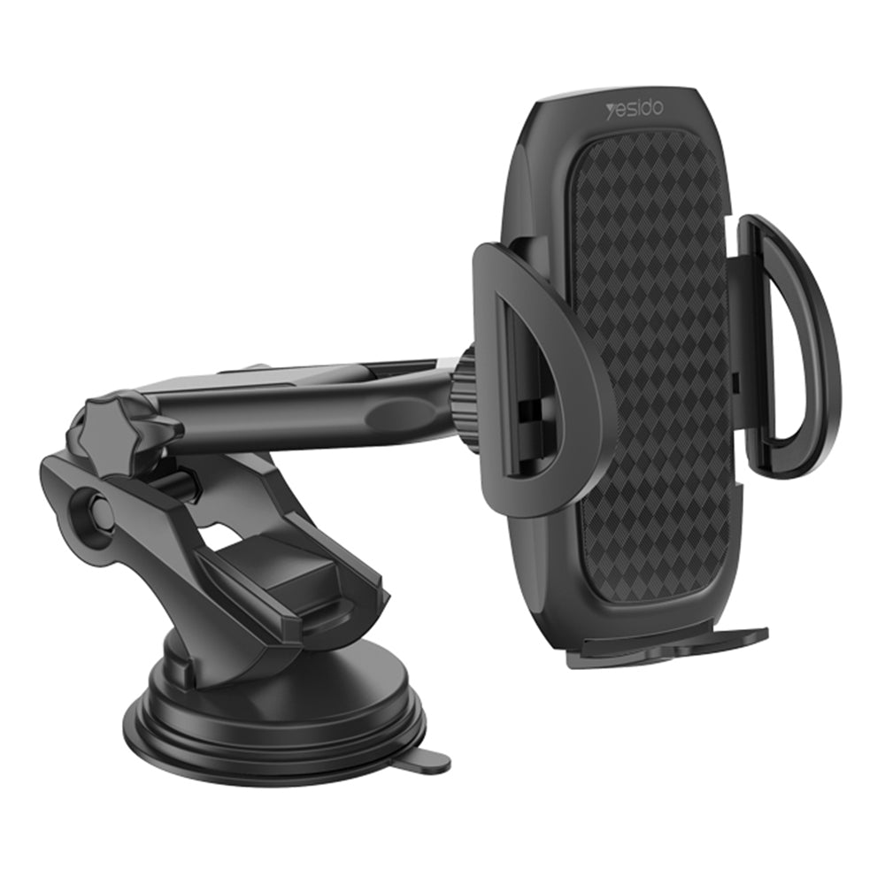 Auto držák Yesido C111, 4.5inch - 6.8inch, Černý
