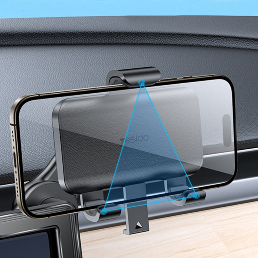 Auto držák Yesido C250, 4.7inch - 6.8inch, Černý