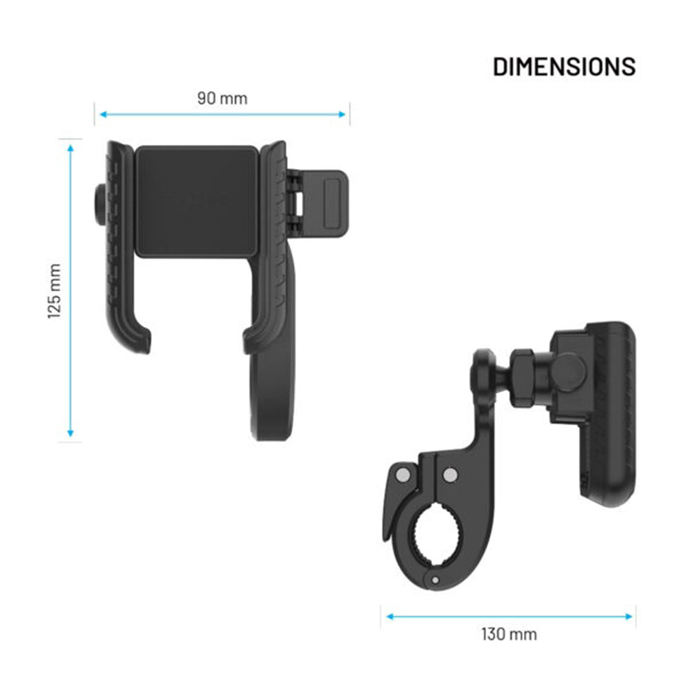 Držák na kolo Fixed Bikee Plus Vista, Univerzální, Černý