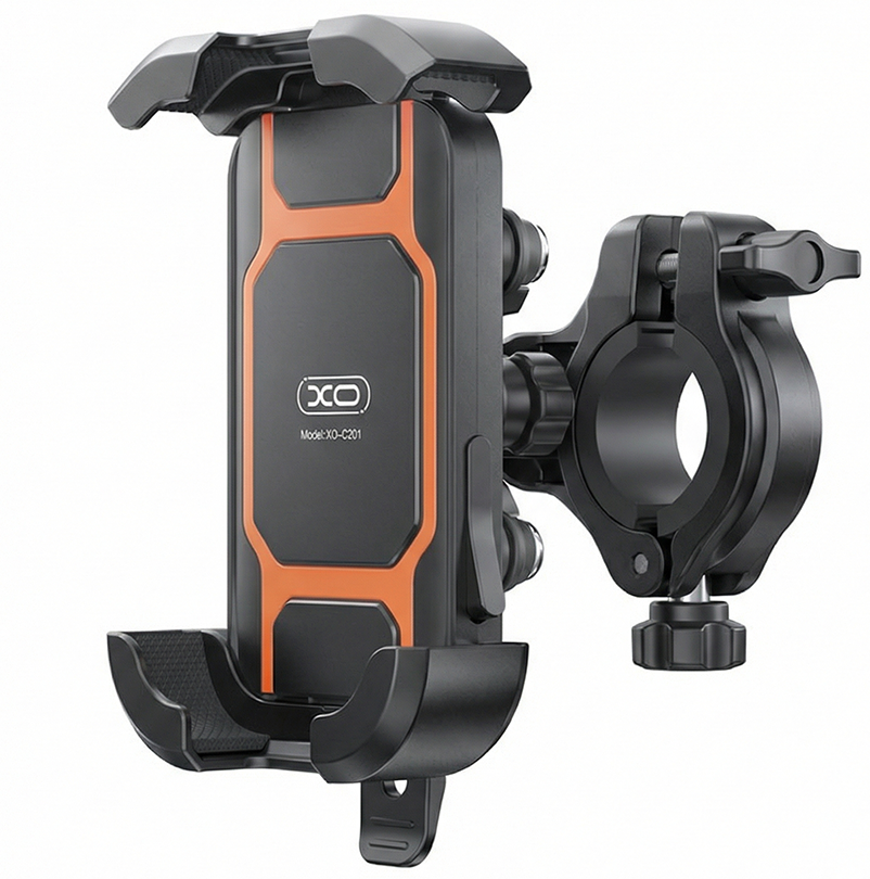 Držák na kolo a motocykl XO Design C201, 4,5 palce - 7 palců, černo-oranžový