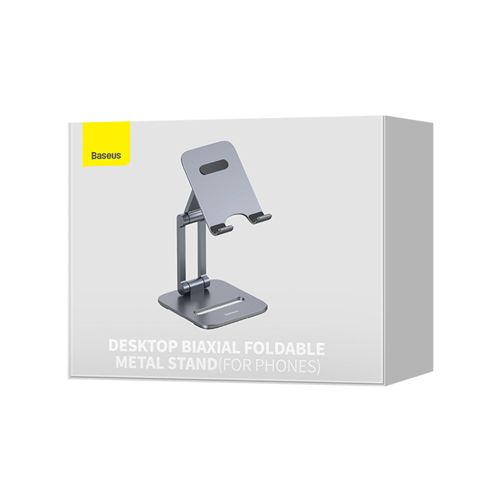 Stojan na stůl Baseus Biaxial pro telefon / tablet, univerzální, šedý LUSZ000013