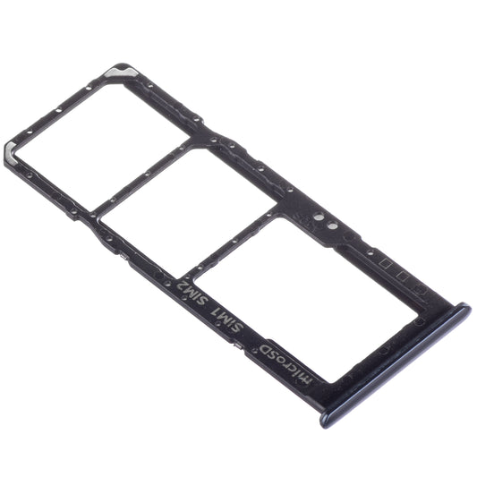 Držák SIM karty - Samsung Galaxy A30s A307, Dual SIM, černý