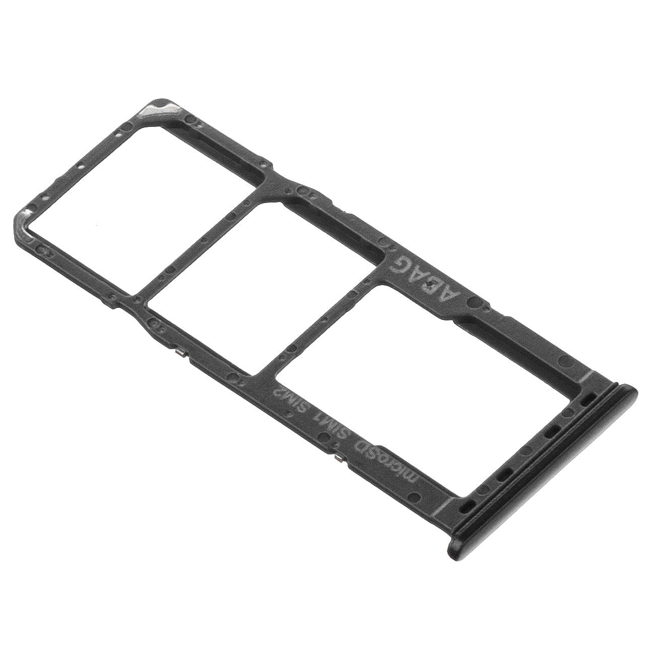 Držák SIM karty - Samsung Galaxy A21s A217 SIM karta, černá, servisní balíček GH98-45392A