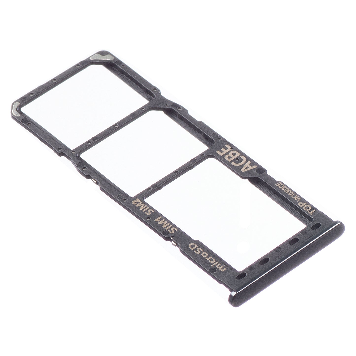 Držák SIM karty - Samsung Galaxy A32 A325, černý, servisní balíček GH98-46409A