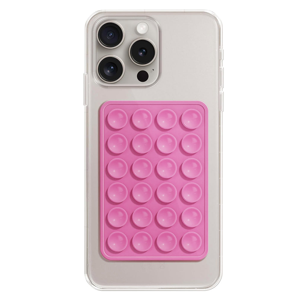Držák s přísavkami Techsuit SPP-PAD, Růžový