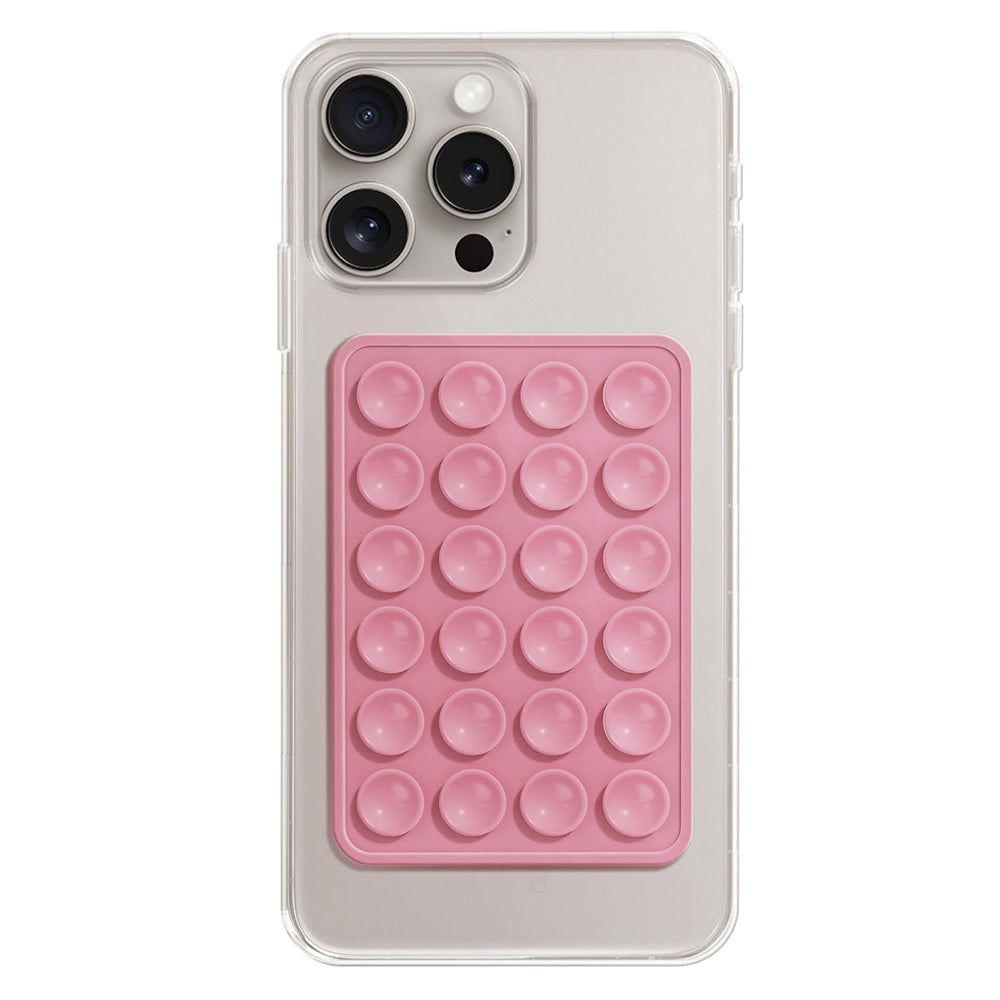 Držák s přísavkami Techsuit SPP-PAD, Světle růžový