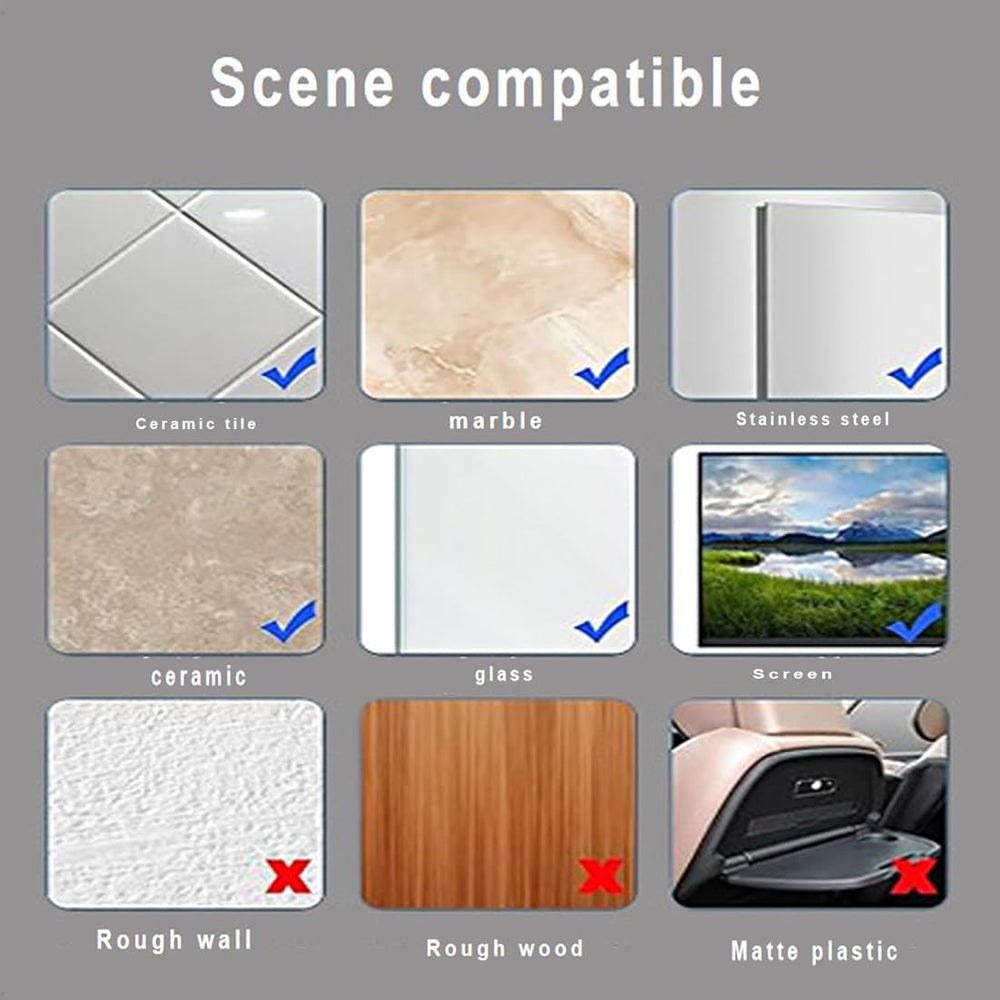 Držák s přísavkami Techsuit SW-PAD, bílý