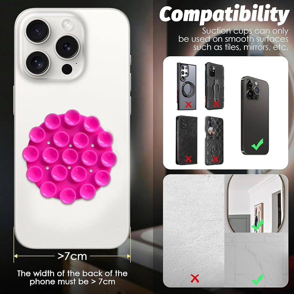 Držák s přísavkami Techsuit SY-CUP, Žlutý