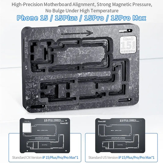 Magnetický pracovní držák PCB QIANLI pro Apple iPhone 15 Series