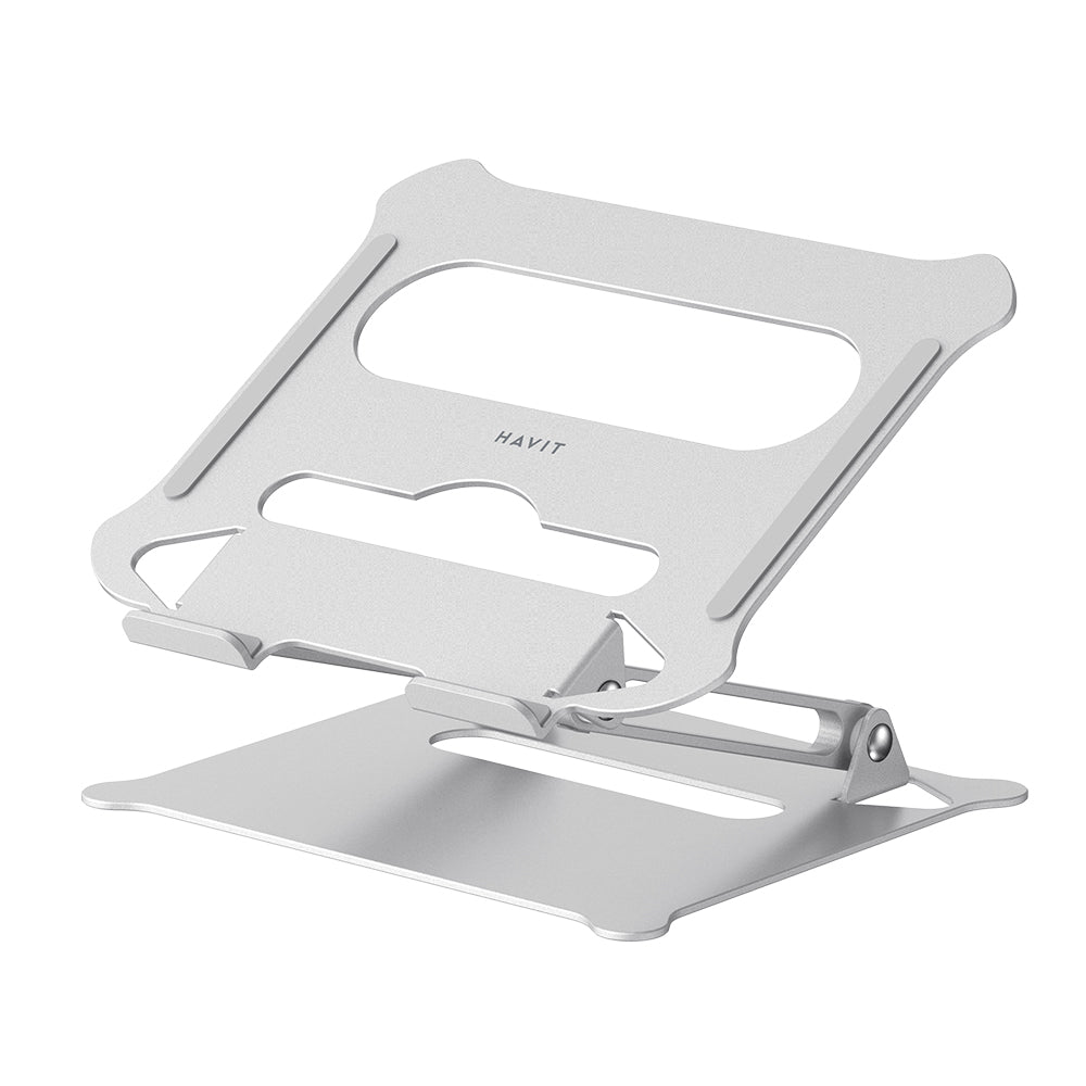 Podstavec HAVIT H740 pro laptop 10inch- 17inch, Stříbrný