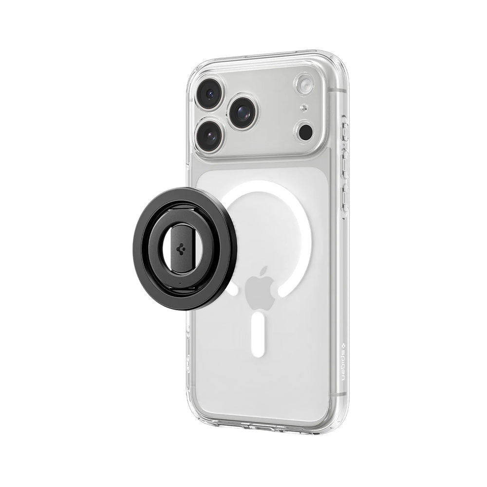 Držák na prst Spigen OM108 Mag Fit+, univerzální, černý AMP11739