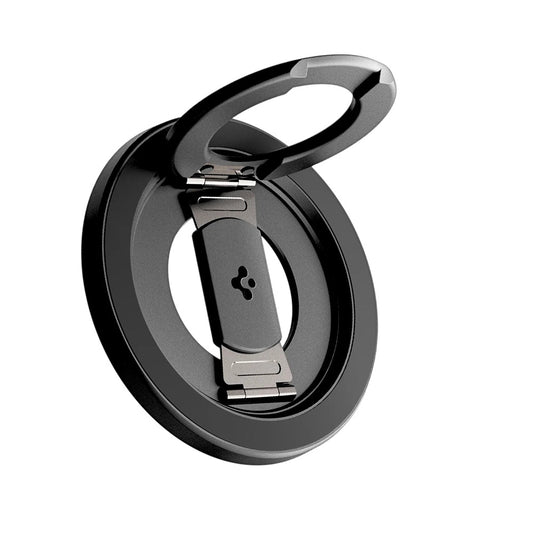 Držák na prst Spigen OM108 Mag Fit+, univerzální, černý AMP11739