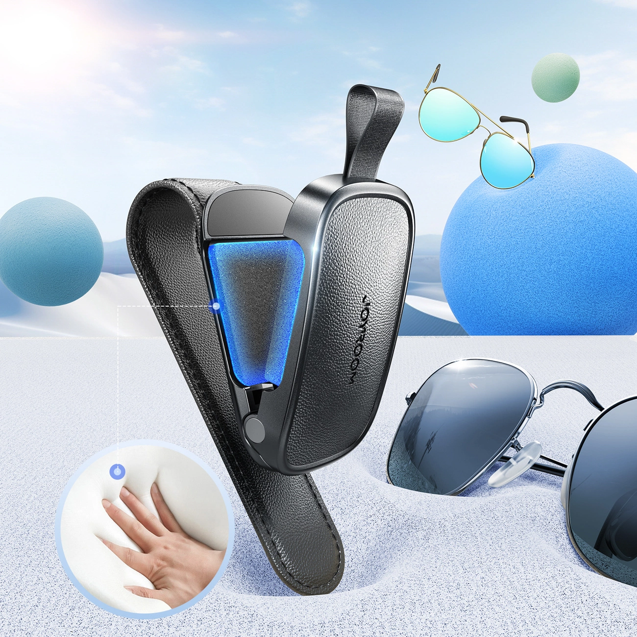 Držák sluneční clony Joyroom JR-ZS511 na brýle, černý