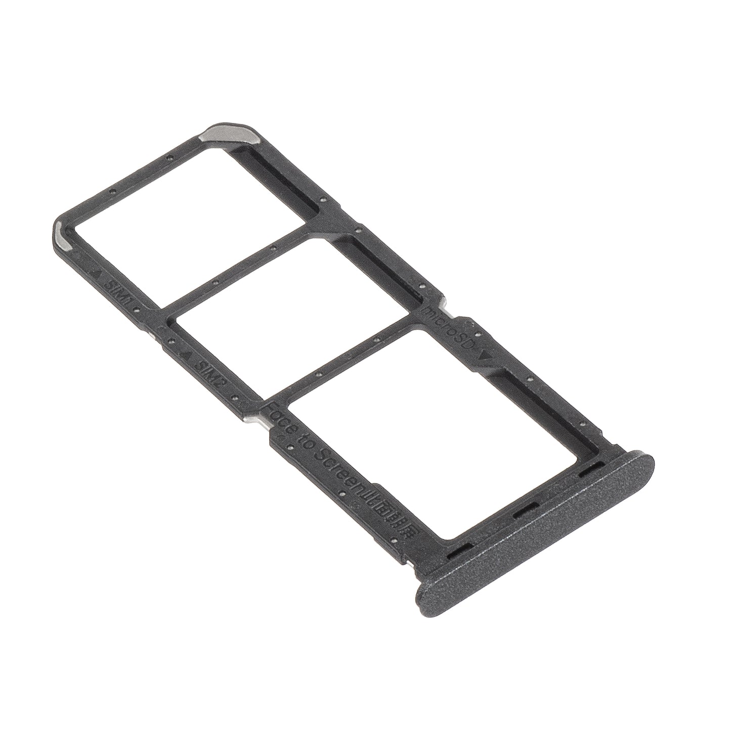 Držák SIM karty Oppo A18, černý (svítící černá)
