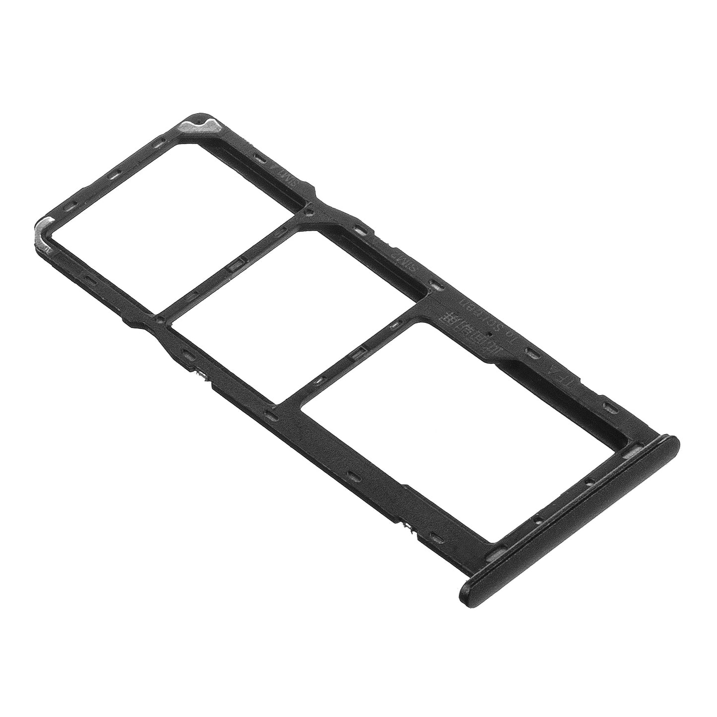 Držák SIM karty Samsung Galaxy A20s A207, Dual SIM, černý