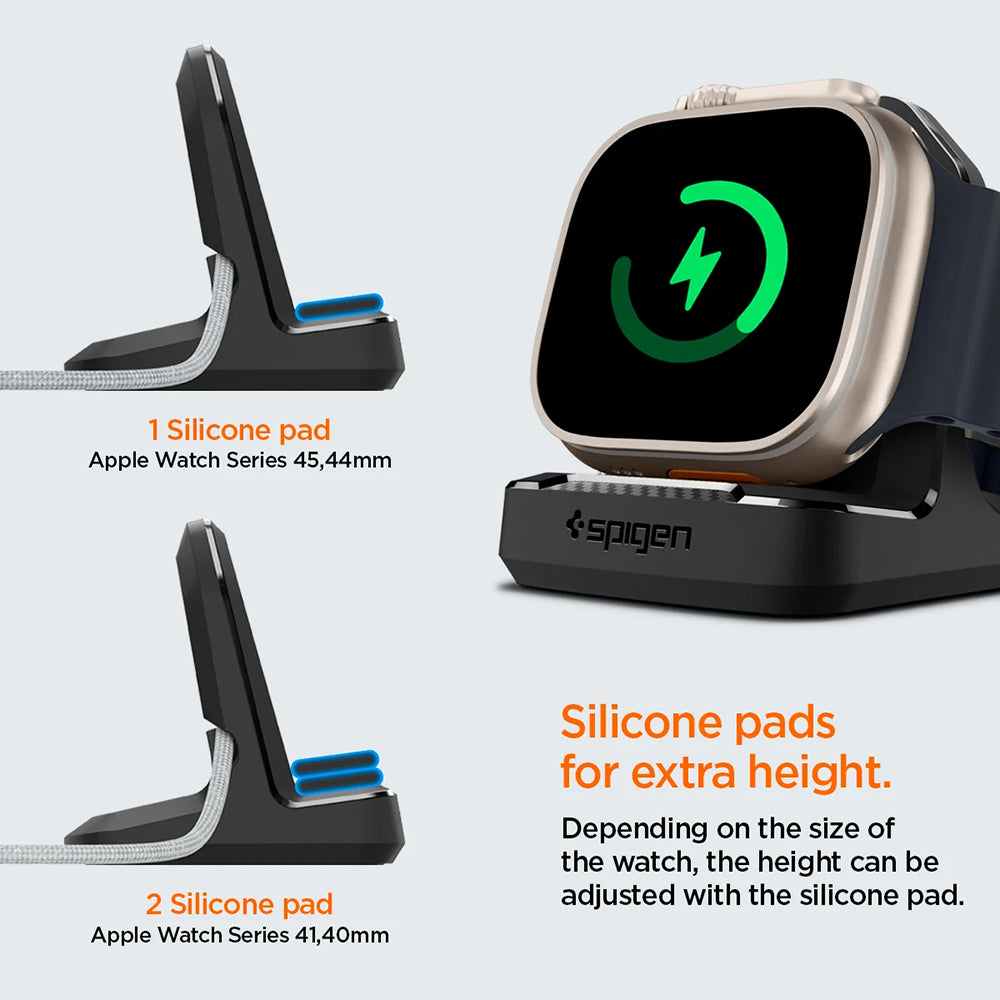 Držák Spigen Rugged Armor pro Apple Watch Series, černý AMP05764