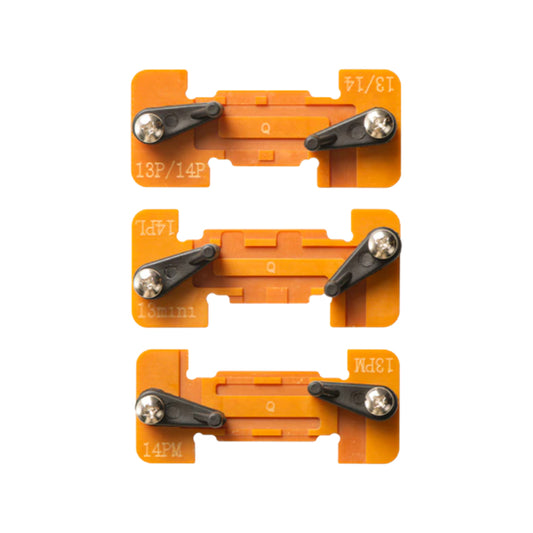 QIANLI Svařovací držák baterií pro Apple iPhone řady 13 - 14, 3v1