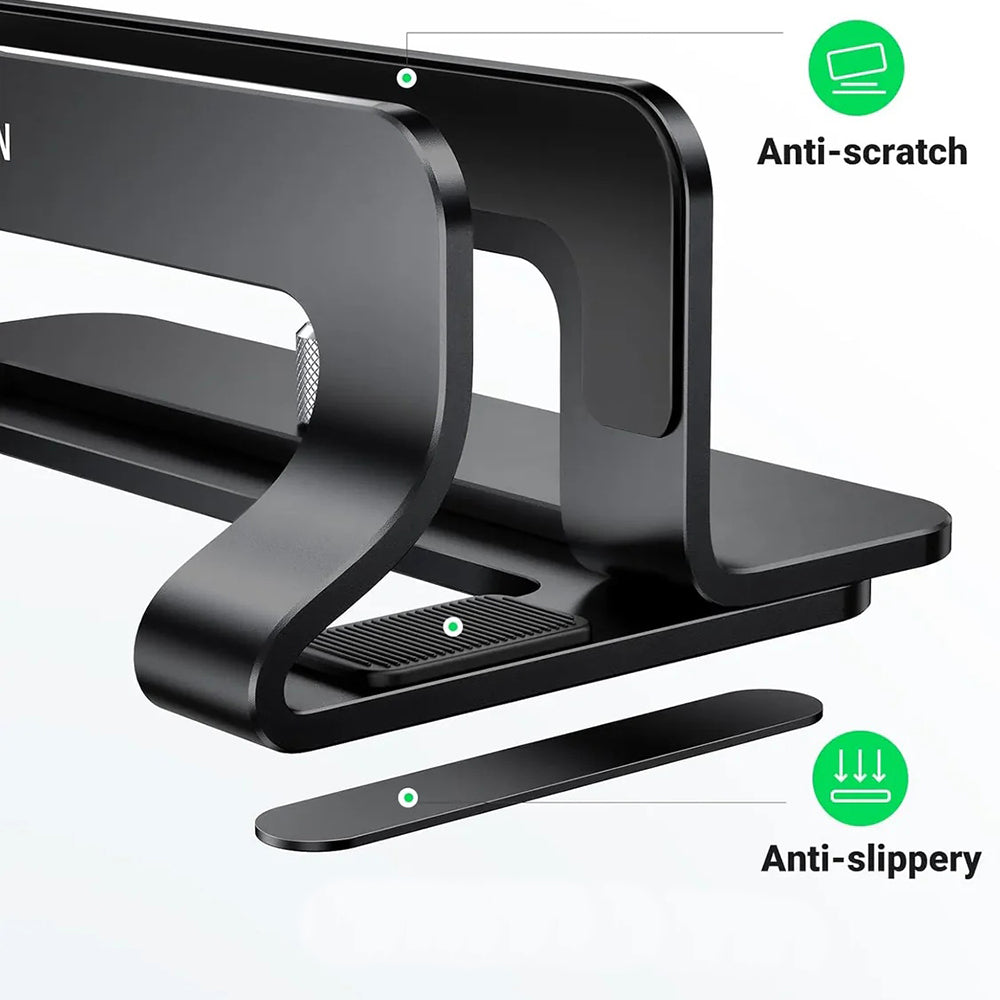Vertikální stojan UGREEN LP258 (25706) pro notebooky o tloušťce 12mm - 26mm, černý
