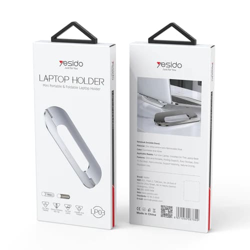 Podstavec Yesido LP03 pro laptop, stříbrný