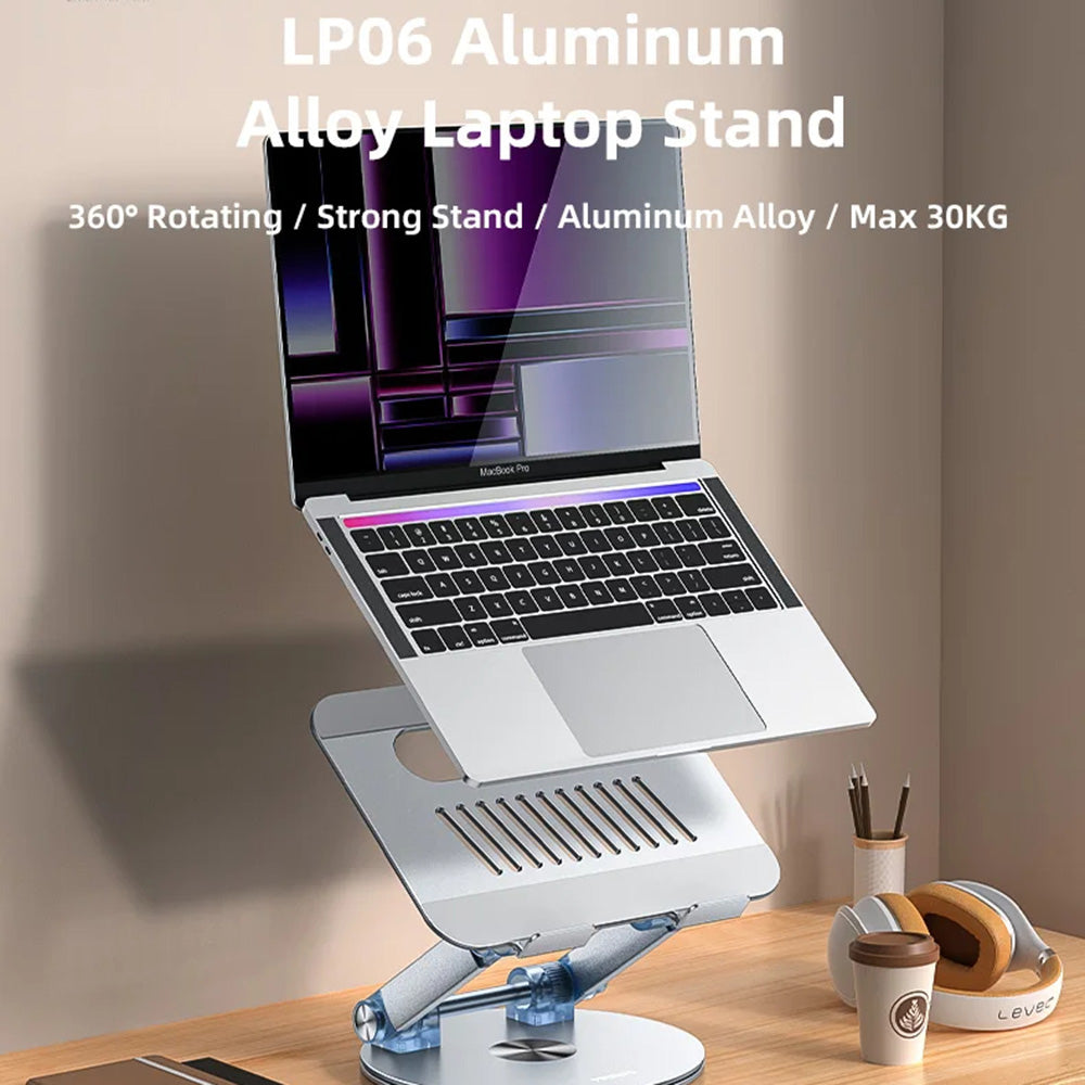 Podstavec Yesido LP06 pro laptop 10inch - 17.3inch, stříbrný