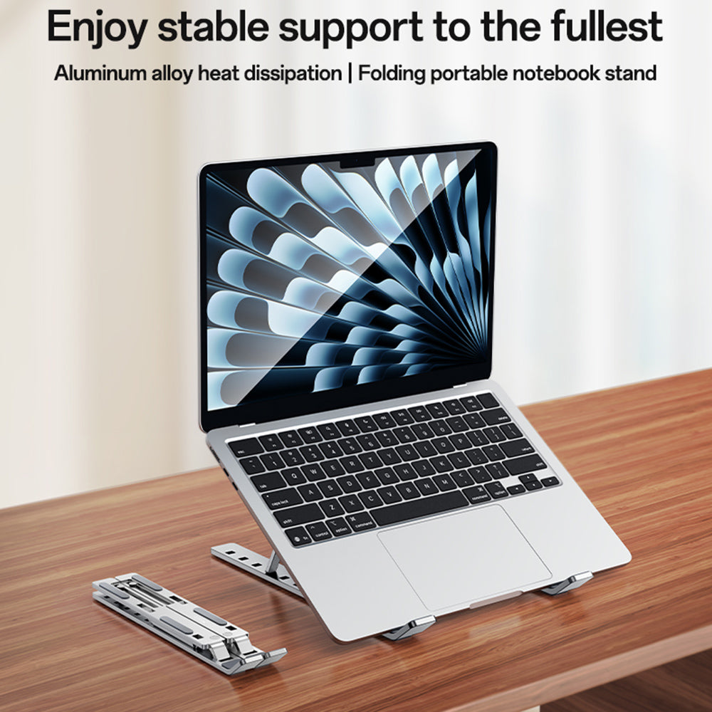 Podstavec Yesido LP07 pro laptop 13palců - 20palců, Stříbrný