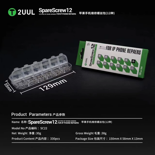 Šrouby 2UUL SC22 pro Apple iPhone Series, 330v1