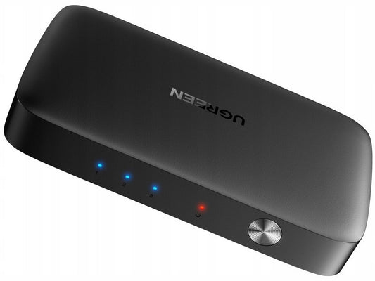 Video přepínač UGREEN CM332, 3 x HDMI - HDMI, černý