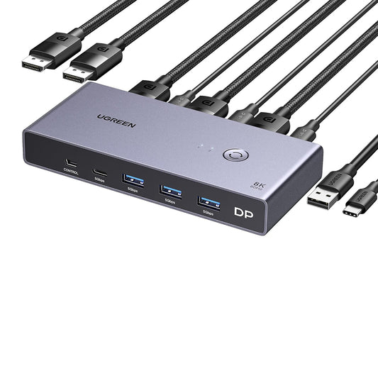 Switch Video DisplayPort UGREEN CM695 (25962), Černý