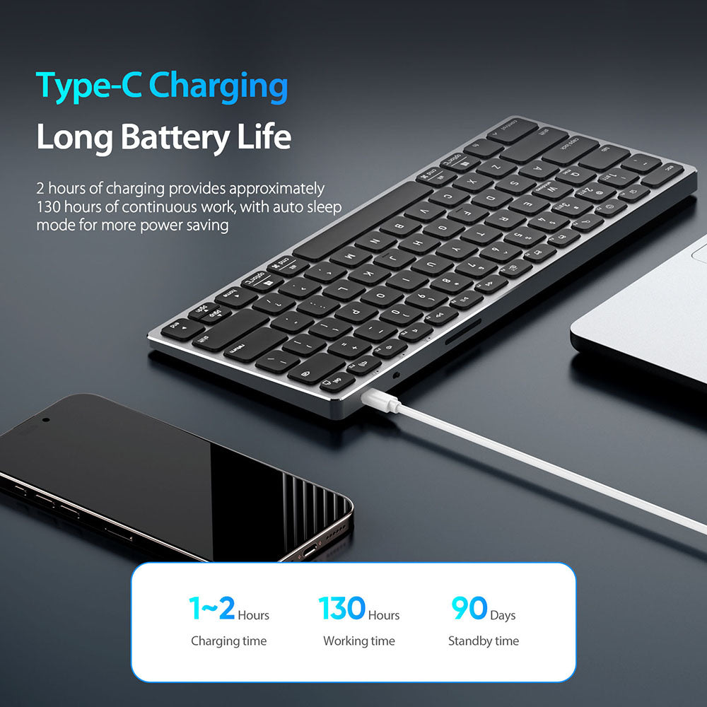 Bluetooth klávesnice DUX DUCIS LK Mini, černá