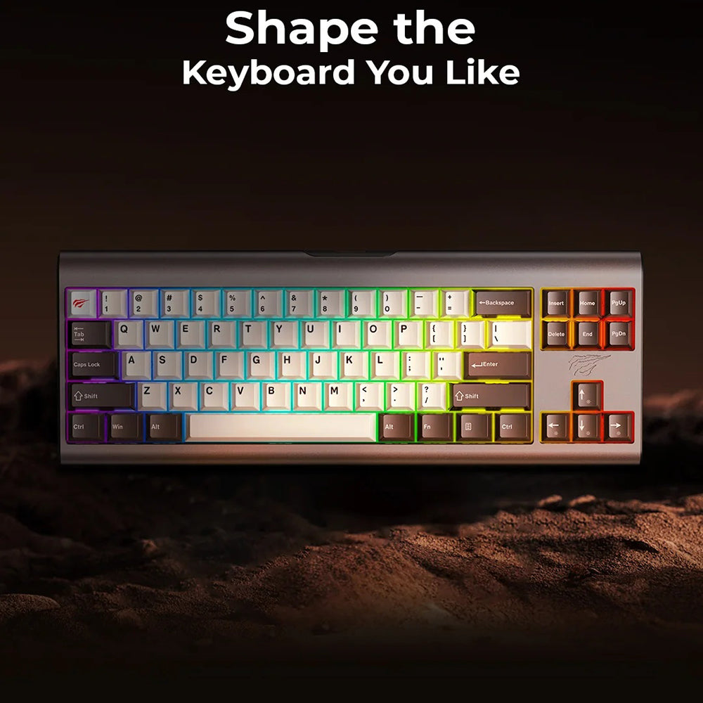 Klávesnice Gaming Wired USB HAVIT KB896L, RGB, 1.2m, Zelená