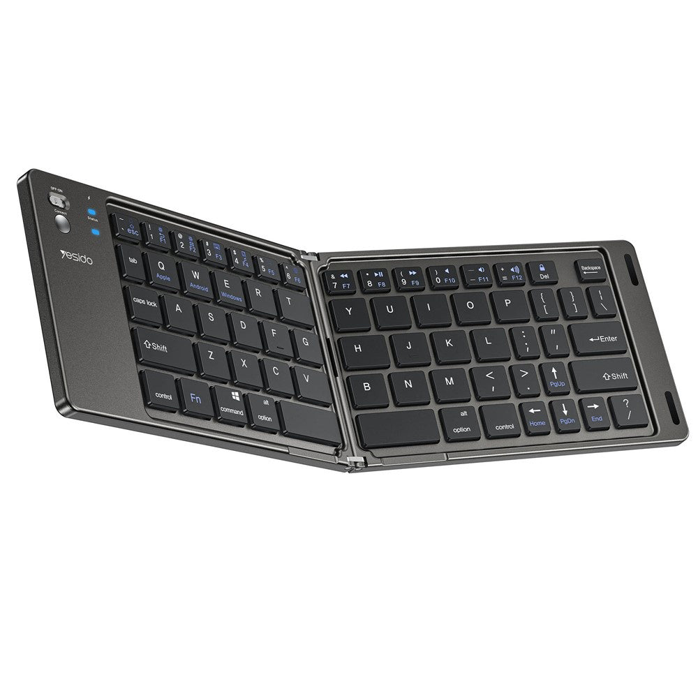 Skládací Bluetooth klávesnice Yesido KB27, černá