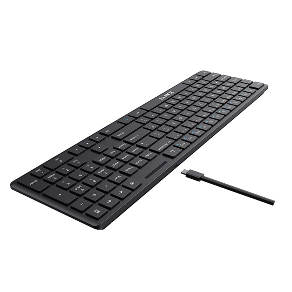 Klávesnice Wired USB HAVIT KB252, USB-C, 1.5m, Černá