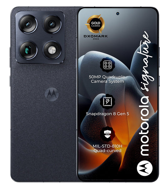Mobilní telefon Motorola Signature 5G, 512GB, 16GB, Pantone Carbon PBAB0002SE