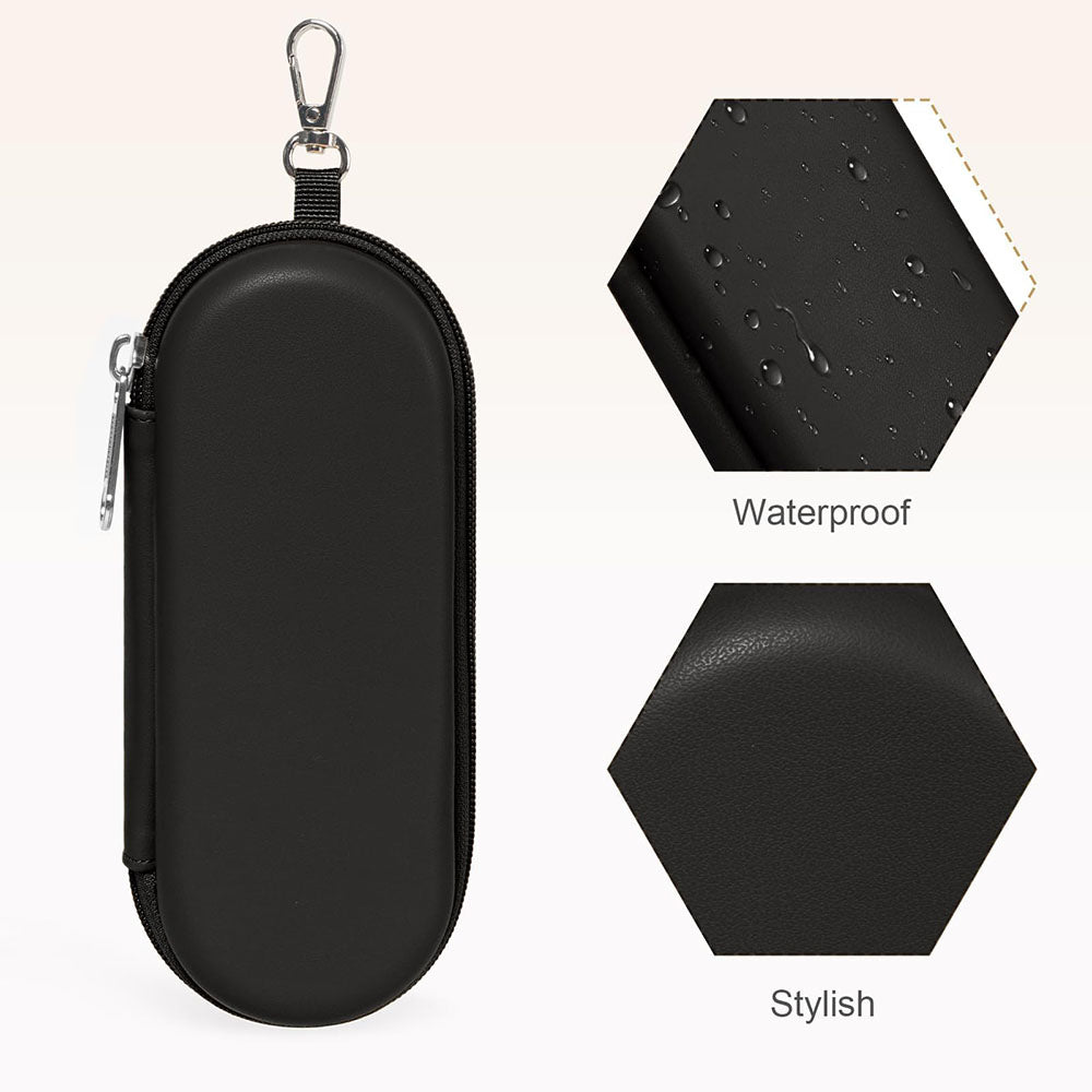 Pouzdro na brýle Techsuit ETJ3, 165mm x 65mm x 40mm, Hnědá